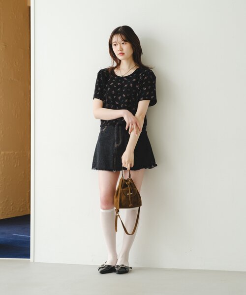 Kastane（カスタネ）の「【2026SSカタログ/4色展開】スエードミニバッグ（ショルダーバッグ・レディース・ピンク系その他/キャメル/ブラウン/ミント・FREE）」の11枚目の写真