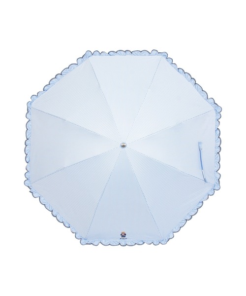 POLO RALPH LAUREN(ポロ ラルフ ローレン)の「【WEB限定】遮光100% 晴雨兼用日傘 2段折たたみ スカラフリル ワンポイント ”POLO FLAG BEAR”(折りたたみ傘・レディース・ダークブルー/ホワイト×ブルー/オフホワイト/ベージュ・FREE)」の9枚目の写真