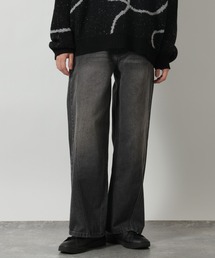 LAKOLE | バギーツイストデニムパンツ / 638216(デニムパンツ)