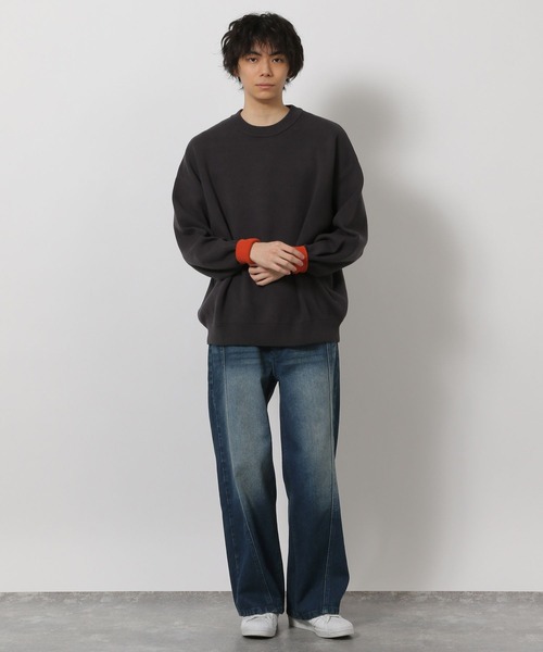 LAKOLE（ラコレ）の「バギーツイストデニムパンツ / 638216（デニムパンツ・メンズ・グレー/ブラック/ブルー・LARGE/SMALL/MEDIUM）」の7枚目の写真