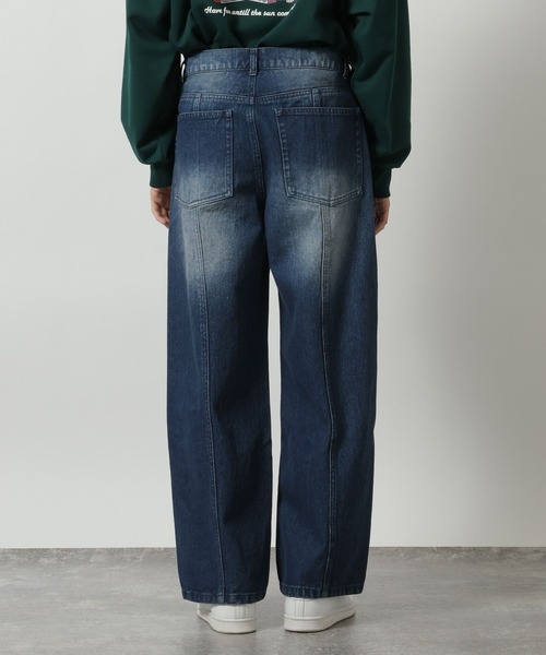 LAKOLE（ラコレ）の「バギーツイストデニムパンツ / 638216（デニムパンツ・メンズ・グレー/ブラック/ブルー・LARGE/SMALL/MEDIUM）」の13枚目の写真