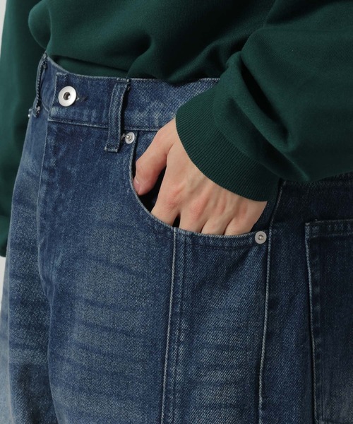 LAKOLE（ラコレ）の「バギーツイストデニムパンツ / 638216（デニムパンツ・メンズ・グレー/ブラック/ブルー・LARGE/SMALL/MEDIUM）」の16枚目の写真