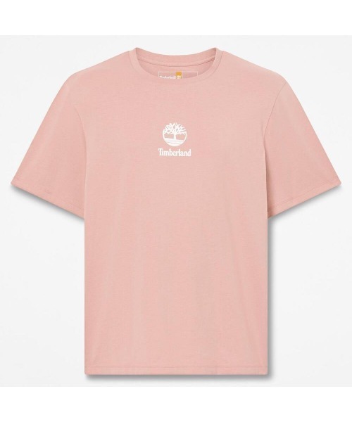 Timberland(ティンバーランド)の「スタック ロゴ 半袖 Tシャツ ユニセックス(Tシャツ/カットソー・メンズ・ローズ・XX-LARGE/X-LARGE/SMALL/MEDIUM/LARGE)」の5枚目の写真