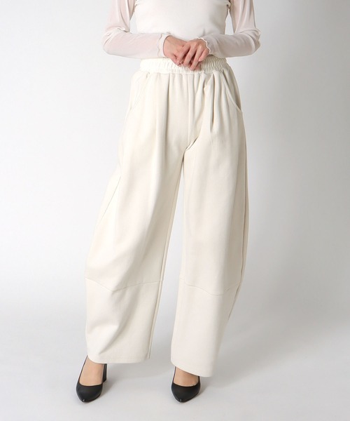 Jines（ジネス）の「ポンチカービーパンツ（その他パンツ・レディース・ホワイト/ブラック・38）」の3枚目の写真