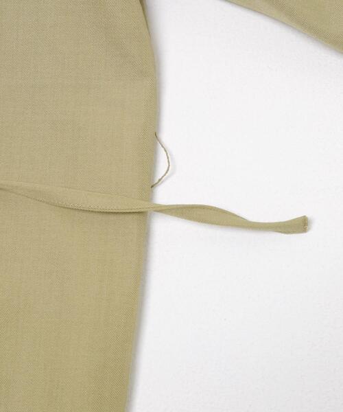 SENSE OF PLACE by URBAN RESEARCH（センスオブプレイスバイアーバンリサーチ）の「レースレイヤードノーカラージャケット（ノーカラージャケット・レディース・ベージュ/ブラック・ONE）」の19枚目の写真