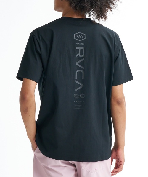 RVCA(ルーカ)の「RVCA メンズ RVCA STRAIGHT WAY サーフTシャツ 【2026年春夏モデル】(Tシャツ/カットソー・メンズ・ダークブルー/ホワイト/グレー/ブラック・X-LARGE/LARGE/MEDIUM/SMALL)」の1枚目の写真