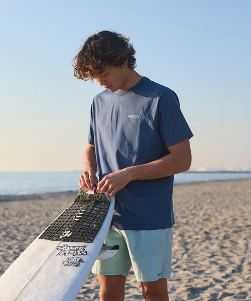 RVCA(ルーカ)の「RVCA メンズ RVCA STRAIGHT WAY サーフTシャツ 【2026年春夏モデル】(Tシャツ/カットソー・メンズ・ダークブルー/ホワイト/グレー/ブラック・X-LARGE/LARGE/MEDIUM/SMALL)」の12枚目の写真