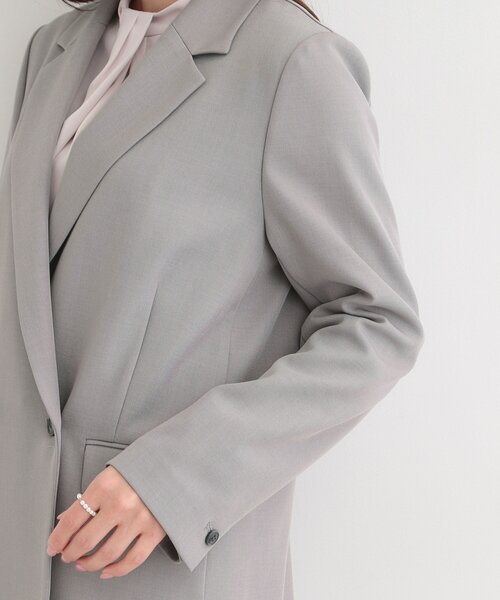 SHOO・LA・RUE（シューラルー）の「【多機能】オーバーサイズジャケット（テーラードジャケット・レディース・ナチュラル/グレー/ネイビー・10/04/03/02/01）」の20枚目の写真