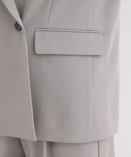 SHOO・LA・RUE（シューラルー）の「【多機能】オーバーサイズジャケット（テーラードジャケット・レディース・ナチュラル/グレー/ネイビー・10/04/03/02/01）」の22枚目の写真