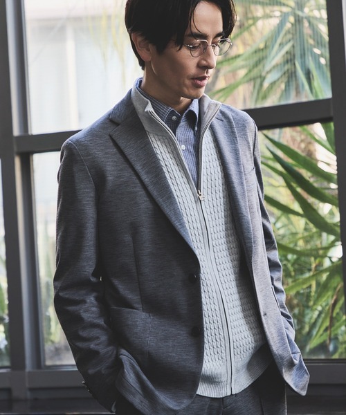 JUN STANDARD PICKS(ジュンスタンダードピックス)の「アルティマイタリアンカラーボタンダウンシャツ(ビジネスシャツ・メンズ・ホワイト/ブルー系その他/ブルー・LL/S/M/L)」の10枚目の写真
