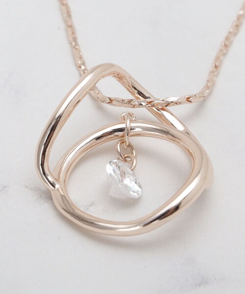 SHOO・LA・RUE（シューラルー）の「【2WAY】ゆれるきらきらネックレス（ネックレス・レディース・ゴールド/ピンクゴールド/シルバー・00）」の7枚目の写真