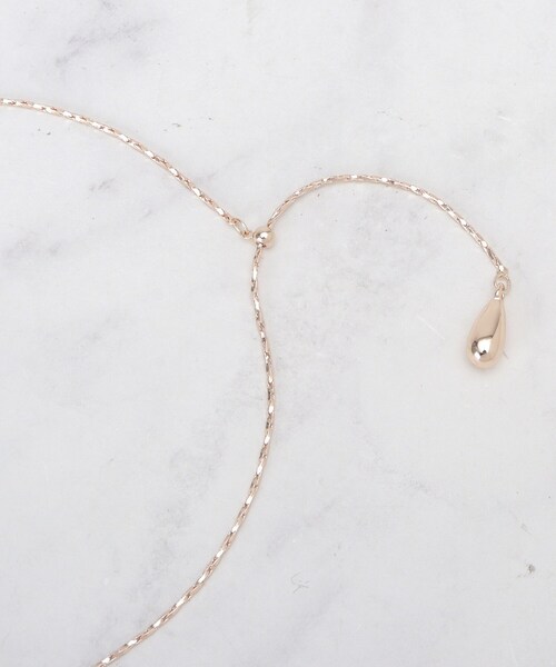 SHOO・LA・RUE（シューラルー）の「【2WAY】ゆれるきらきらネックレス（ネックレス・レディース・ゴールド/ピンクゴールド/シルバー・00）」の8枚目の写真