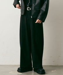 Wool-Like Center Seam Wide Slacks / ウールライクセンターシームワイドスラックス