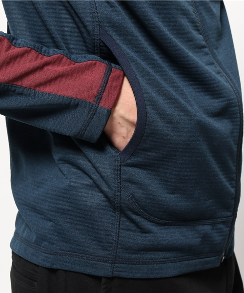 MARMOT(マーモット)の「ポーラテックパワーグリッドトラックジャケット(POLARTEC POWER GRID TRACK JACKET)(その他アウター・メンズ・ボルドー/インディゴブルー/ダークオリーブ・MEDIUM/LARGE/X-LARGE)」の13枚目の写真