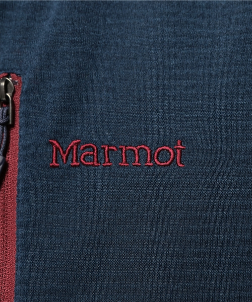 MARMOT(マーモット)の「ポーラテックパワーグリッドトラックジャケット(POLARTEC POWER GRID TRACK JACKET)(その他アウター・メンズ・ボルドー/インディゴブルー/ダークオリーブ・MEDIUM/LARGE/X-LARGE)」の15枚目の写真