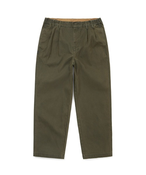 thisisneverthat(ディスイズネバーザット)の「Double Pleated Wide Pant(その他パンツ・メンズ・ダークオリーブ/ネイビー・L/M/S/XL)」の1枚目の写真