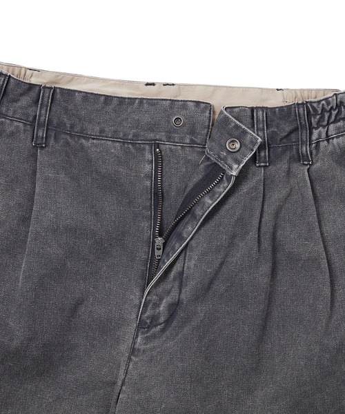 thisisneverthat(ディスイズネバーザット)の「Double Pleated Wide Pant(その他パンツ・メンズ・ダークオリーブ/ネイビー・L/M/S/XL)」の3枚目の写真