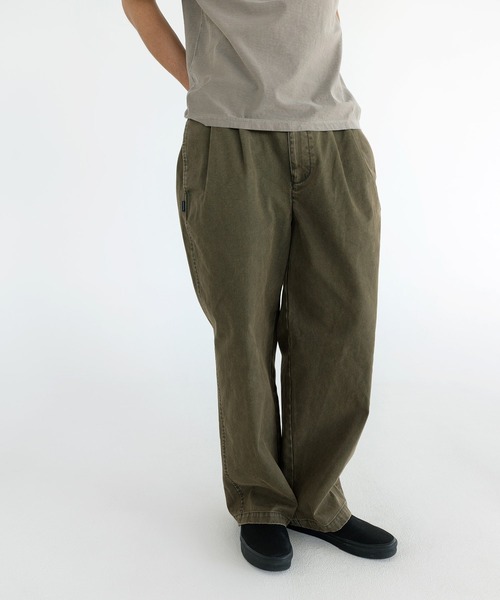 thisisneverthat(ディスイズネバーザット)の「Double Pleated Wide Pant(その他パンツ・メンズ・ダークオリーブ/ネイビー・L/M/S/XL)」の10枚目の写真