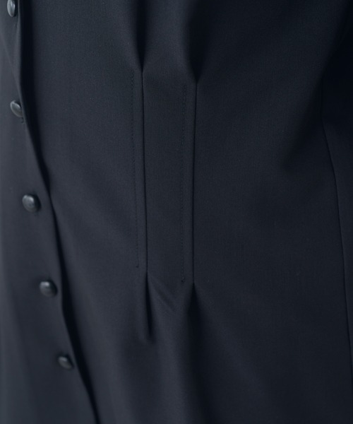 Lui's（ルイス）の「半袖ウエストタックジャケットシャツ（シャツ/ブラウス・レディース・ブラック/グレー・FREE）」の18枚目の写真