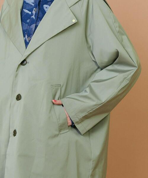 FRAPBOIS（フラボア）の「レイニーコート（その他アウター・レディース・ネイビー/カーキ・1/2）」の6枚目の写真