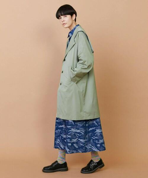 FRAPBOIS（フラボア）の「レイニーコート（その他アウター・レディース・ネイビー/カーキ・1/2）」の11枚目の写真