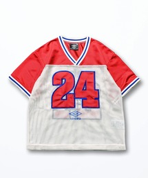 UMBRO（アンブロ）の「【umbro】別注フットボールシャツ/kids～Junior130-150cm（Tシャツ/カットソー）」