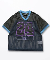 UMBRO（アンブロ）の「【umbro】別注フットボールシャツ/kids～Junior130-150cm（Tシャツ/カットソー）」