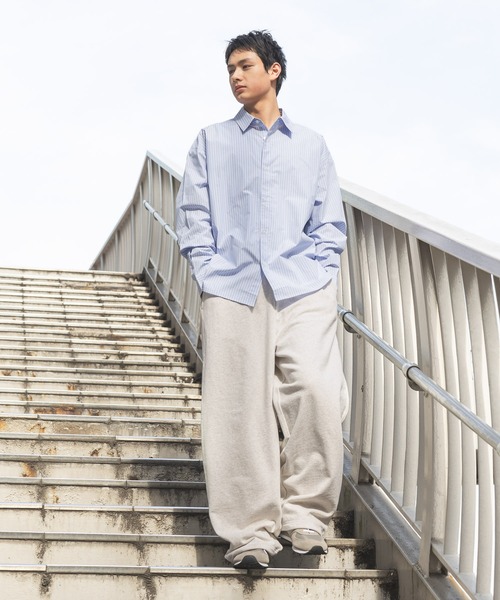 BAYFLOW(ベイフロー)の「【WEB限定】2WAYセミワイドスウェットパンツ / ドローコード / ストレートパンツ(スウェットパンツ・メンズ・グレー/ブラック/オートミール・SMALL/MEDIUM/LARGE)」の21枚目の写真