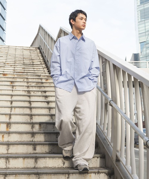 BAYFLOW(ベイフロー)の「【WEB限定】2WAYセミワイドスウェットパンツ / ドローコード / ストレートパンツ(スウェットパンツ・メンズ・グレー/ブラック/オートミール・SMALL/MEDIUM/LARGE)」の22枚目の写真