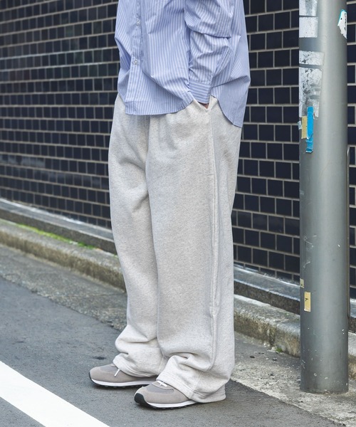 BAYFLOW(ベイフロー)の「【WEB限定】2WAYセミワイドスウェットパンツ / ドローコード / ストレートパンツ(スウェットパンツ・メンズ・グレー/ブラック/オートミール・SMALL/MEDIUM/LARGE)」の18枚目の写真