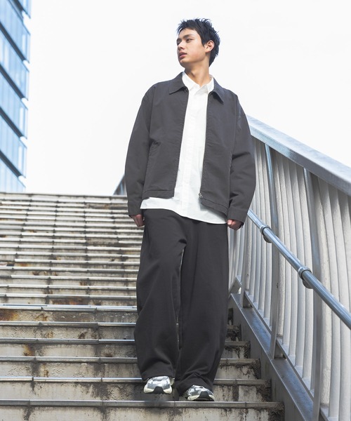 BAYFLOW(ベイフロー)の「【WEB限定】2WAYセミワイドスウェットパンツ / ドローコード / ストレートパンツ(スウェットパンツ・メンズ・グレー/ブラック/オートミール・SMALL/MEDIUM/LARGE)」の4枚目の写真