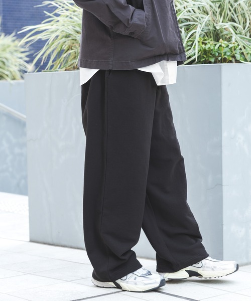 BAYFLOW(ベイフロー)の「【WEB限定】2WAYセミワイドスウェットパンツ / ドローコード / ストレートパンツ(スウェットパンツ・メンズ・グレー/ブラック/オートミール・SMALL/MEDIUM/LARGE)」の8枚目の写真