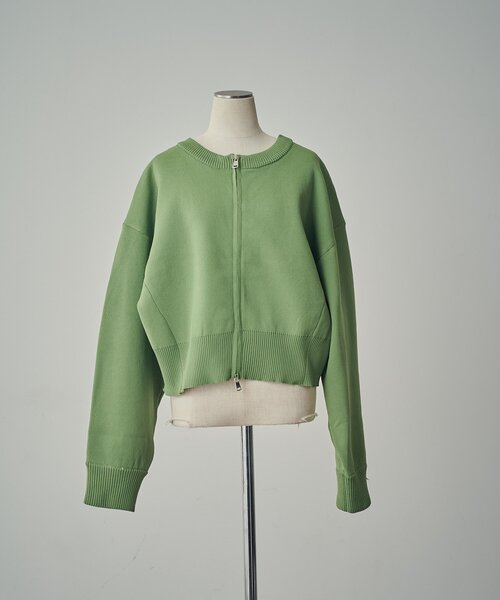 goocy（グーシー）の「アウトリンキングダブルZIPカーデ（カーディガン/ボレロ・レディース・ブラック/アイボリー/グリーン/ピンク・FREE）」の22枚目の写真