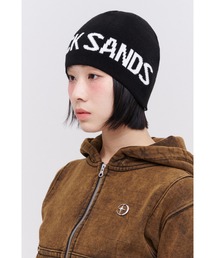 WHITE SANDS（ホワイトサンズ）の「ロゴジャカード ショートビーニー（ニットキャップ/ビーニー）」