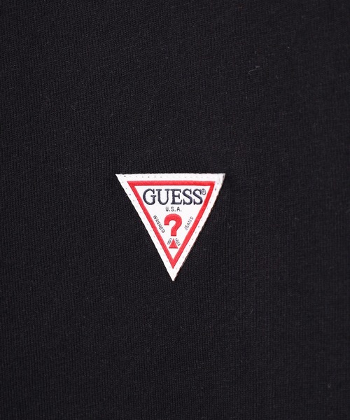 GUESS JEANS（ゲスジーンズ）の「Guess Jeans ミニトライアングル ワンポイント半袖Tシャツ（Tシャツ/カットソー・メンズ・ブラック・L）」の13枚目の写真