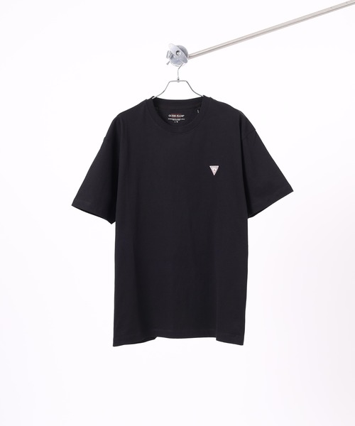 GUESS JEANS（ゲスジーンズ）の「Guess Jeans ミニトライアングル ワンポイント半袖Tシャツ（Tシャツ/カットソー・メンズ・ブラック・L）」の11枚目の写真