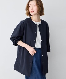 Petit Honfleur（プチオンフルール）の「ドロストハーフコート【撥水】（その他アウター）」