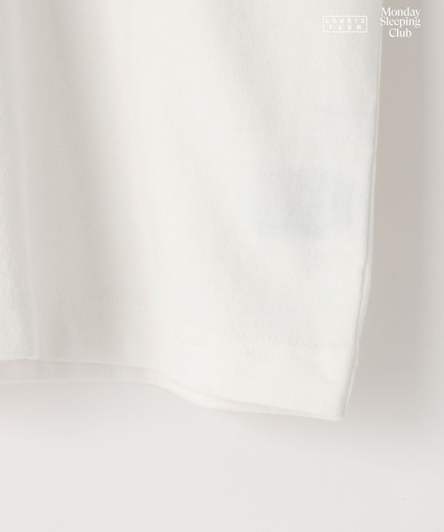LOWRYS FARM（ローリーズファーム）の「Monday Sleeping Club ロゴプリントＴ 661480（Tシャツ/カットソー・キッズ・ネイビー/ホワイト/ブルー・150/140/130/120/110）」の15枚目の写真