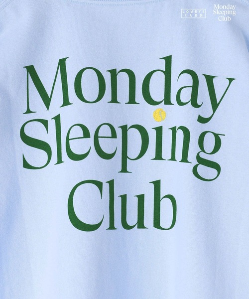 LOWRYS FARM（ローリーズファーム）の「Monday Sleeping Club ロゴプリントＴ 661480（Tシャツ/カットソー・キッズ・ネイビー/ホワイト/ブルー・150/140/130/120/110）」の19枚目の写真