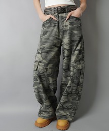 SPINNS | カモ柄バルーンパンツ/迷彩/バディガール(その他パンツ)