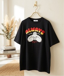 【DISNEY/ディズニー】ベイマックス・スティッチ サガラ刺繍半袖Tシャツ