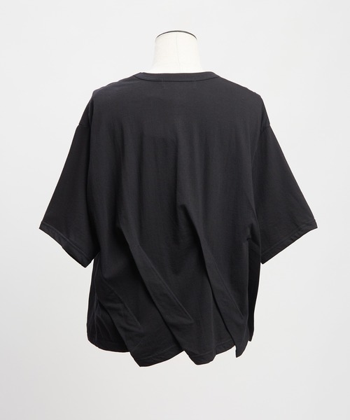gomme(ゴム)の「シーリングタックT(Tシャツ/カットソー・レディース・ホワイト/ブラック/チャコールグレー/パープル・MEDIUM)」の8枚目の写真
