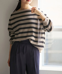 Noble | 《追加・新色》ペーパーヤーン裏天竺プルオーバー(ニット/セーター)