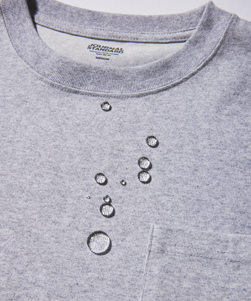 JOURNAL STANDARD（ジャーナルスタンダード）の「HEAT SHIELD / ヒート シールド 汗染み 防止 Tシャツ（Tシャツ/カットソー・メンズ・ピンク/ホワイト/グレー/ブラック系その他/サックスブルー・X-LARGE/LARGE/MEDIUM/SMALL）」の6枚目の写真