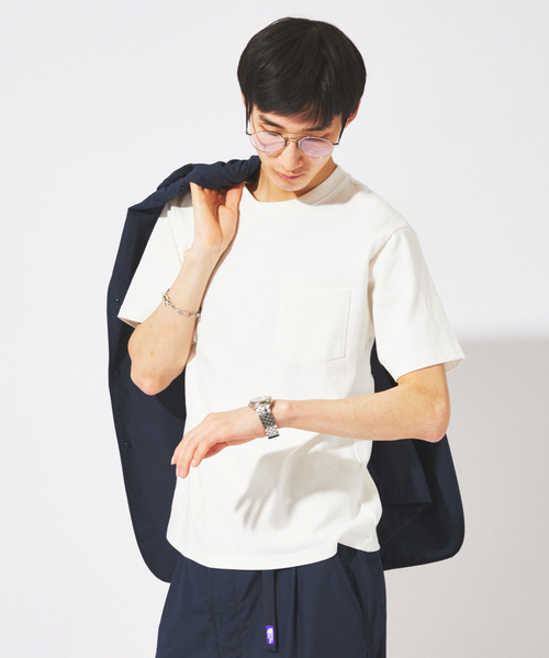 JOURNAL STANDARD（ジャーナルスタンダード）の「HEAT SHIELD / ヒート シールド 汗染み 防止 Tシャツ（Tシャツ/カットソー・メンズ・ピンク/ホワイト/グレー/ブラック系その他/サックスブルー・X-LARGE/LARGE/MEDIUM/SMALL）」の12枚目の写真