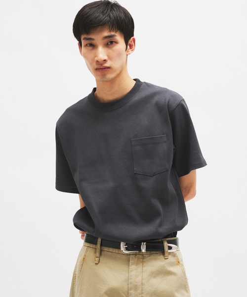 JOURNAL STANDARD（ジャーナルスタンダード）の「HEAT SHIELD / ヒート シールド 汗染み 防止 Tシャツ（Tシャツ/カットソー・メンズ・ピンク/ホワイト/グレー/ブラック系その他/サックスブルー・X-LARGE/LARGE/MEDIUM/SMALL）」の21枚目の写真