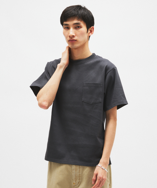 JOURNAL STANDARD（ジャーナルスタンダード）の「HEAT SHIELD / ヒート シールド 汗染み 防止 Tシャツ（Tシャツ/カットソー・メンズ・ピンク/ホワイト/グレー/ブラック系その他/サックスブルー・X-LARGE/LARGE/MEDIUM/SMALL）」の22枚目の写真
