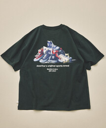 CONVERSE/コンバース 別注 シューズ バックプリント TEE