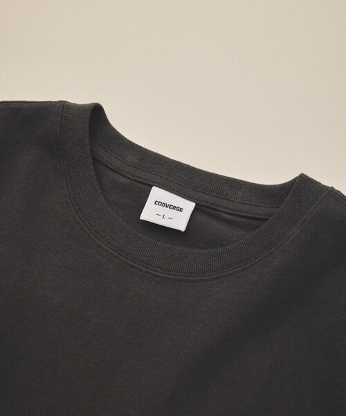 CONVERSE（コンバース）の「CONVERSE/コンバース 別注 シューズ バックプリント TEE（Tシャツ/カットソー・メンズ・グレー/ブラック/グリーン/ホワイト系その他/ホワイト/ネイビー・LARGE/MEDIUM/SMALL）」の14枚目の写真
