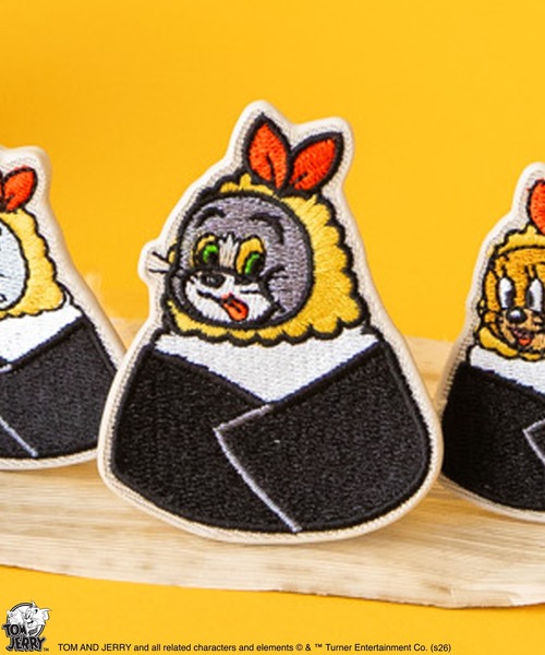 公式】TOM and JERRY 天むす刺繍ピンズ（バッジ）｜TOM&JERRY（トム